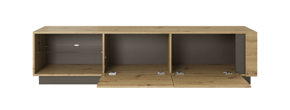 ArtLas TV stolek ARTENS 187 s LED | dub artisan/grafit - main (3)