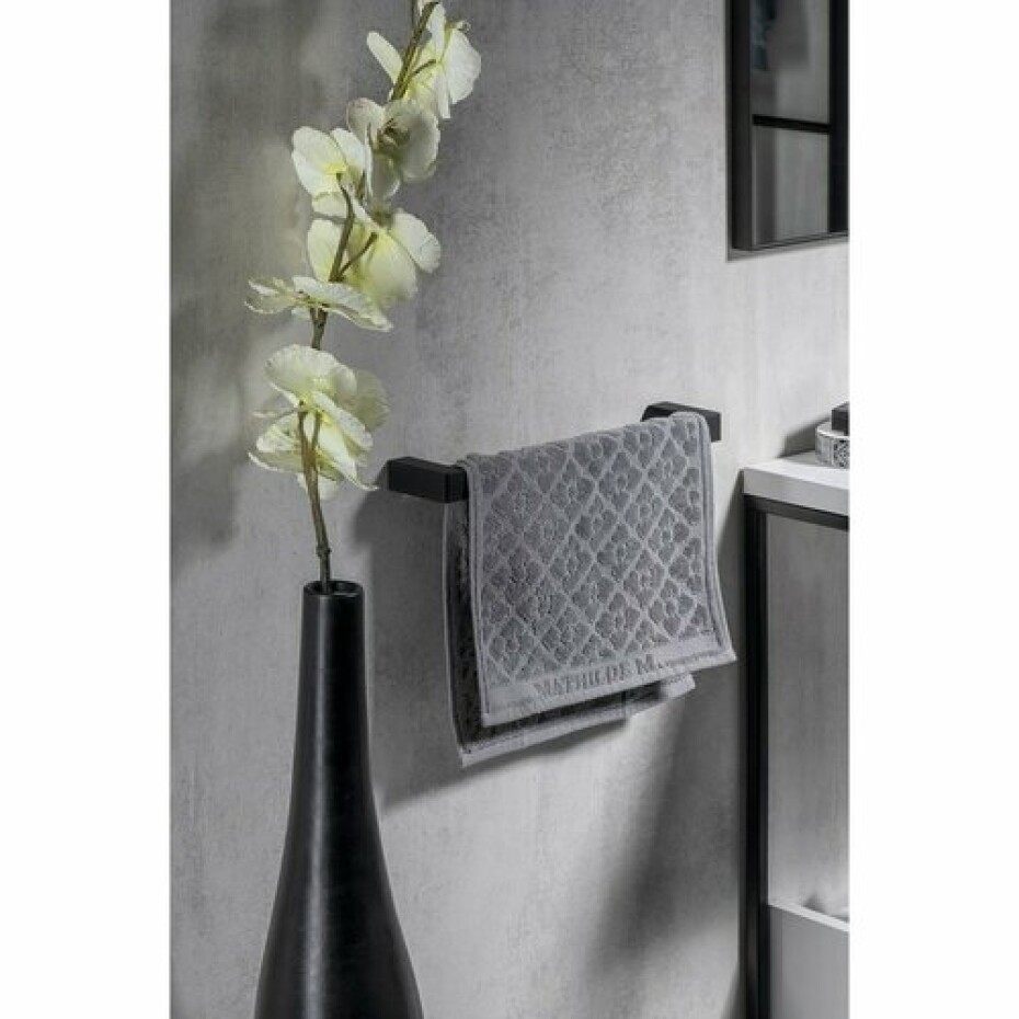 GEDY PI213514 Pirenei držák ručníků 35 x 6,6 cm, černá mat - main (2)