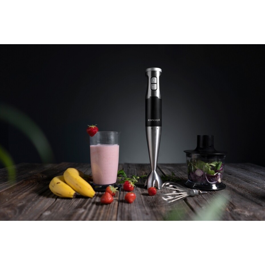 Concept TM4900 tyčový mixér s chopperem, šlehací metlou a mixovací nádobou 1000 W  BLACK - main (7)