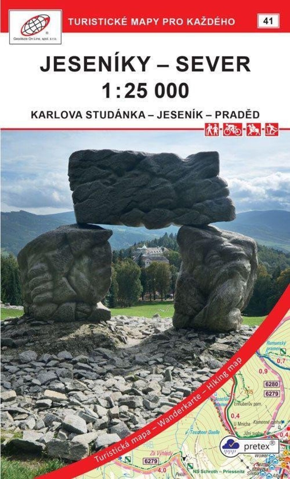 Jeseníky - sever 1:25 000 / 41 Turistické mapy pro každého - main (0)