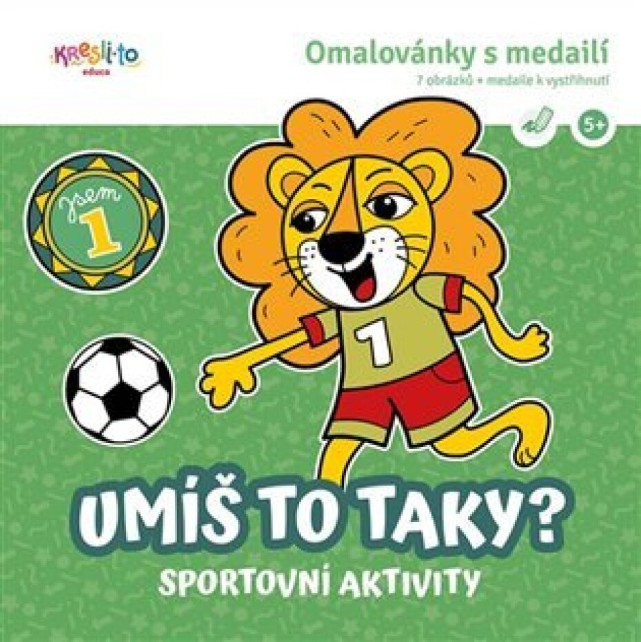 Umíš to taky? Sportovní aktivity - Omalovánky s medailí - Lucie Škodová - main (0)