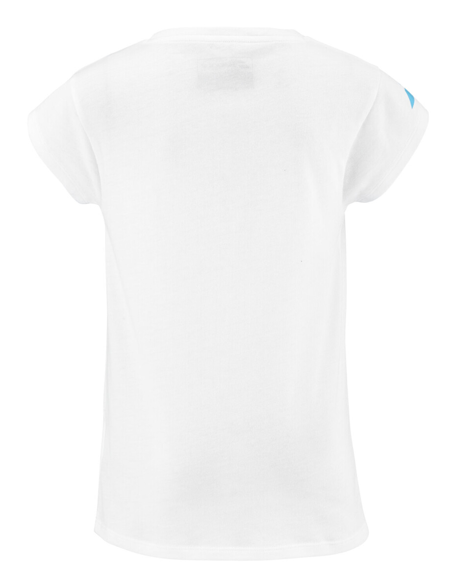 Dívčí tričko Babolat  Exercise Cotton Tee Girl White 6 - 8 let - main (1)