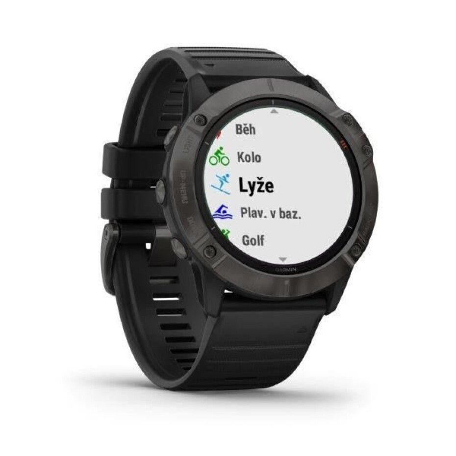 Garmin fenix6X PRO Solar, TitaniumGrayDLC/Black Band (MAP/Music) 010-02157-21 - main (6)