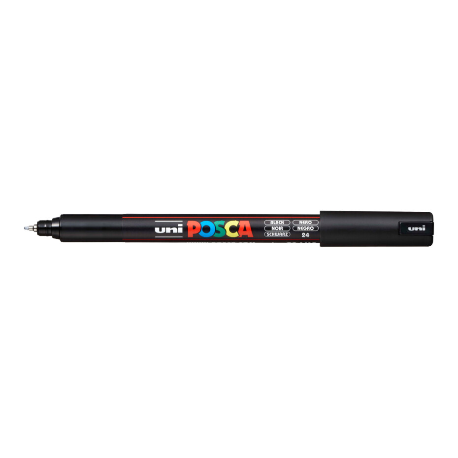 Posca popisovač PC-1MR, 0,7 mm, černá (24) - main (0)
