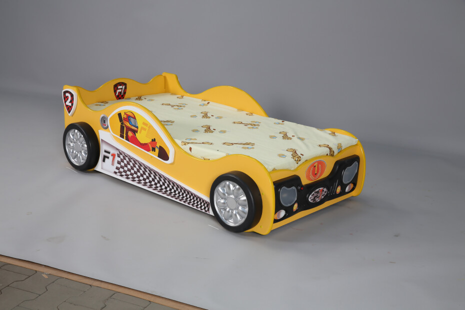 Artplast Dětská postel formulka MONZA | mini 90 x 190 cm Barva: Žlutá - main (20)