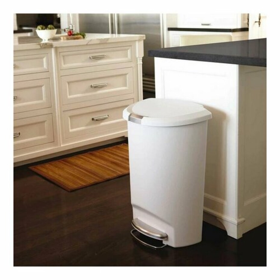 Simplehuman Pedálový odpadkový koš, 50 l, bílá - main (3)