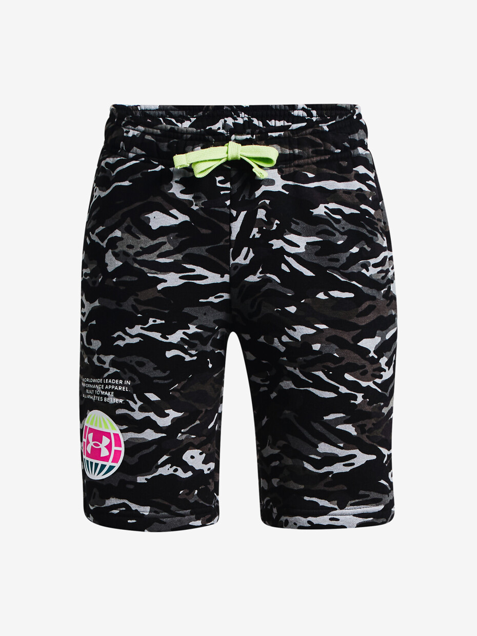 Under Armour UA Rival Fleece Anaml Kraťasy dětské Černá Chlapecké - main (0)