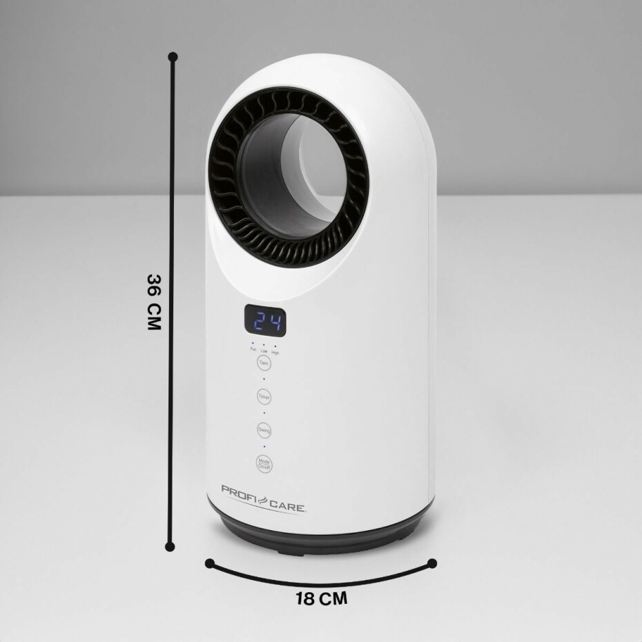 ProfiCare PC-HL 3086 keramický horkovzdušný ventilátor - main (4)