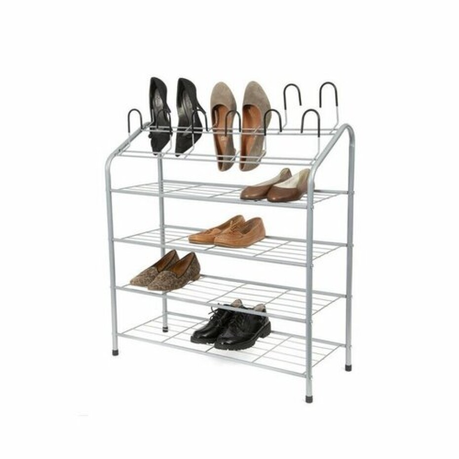 Kovový botník Compactor Harry na 18 párů bot, 69,5 x 27,5 x 88 cm - main (3)