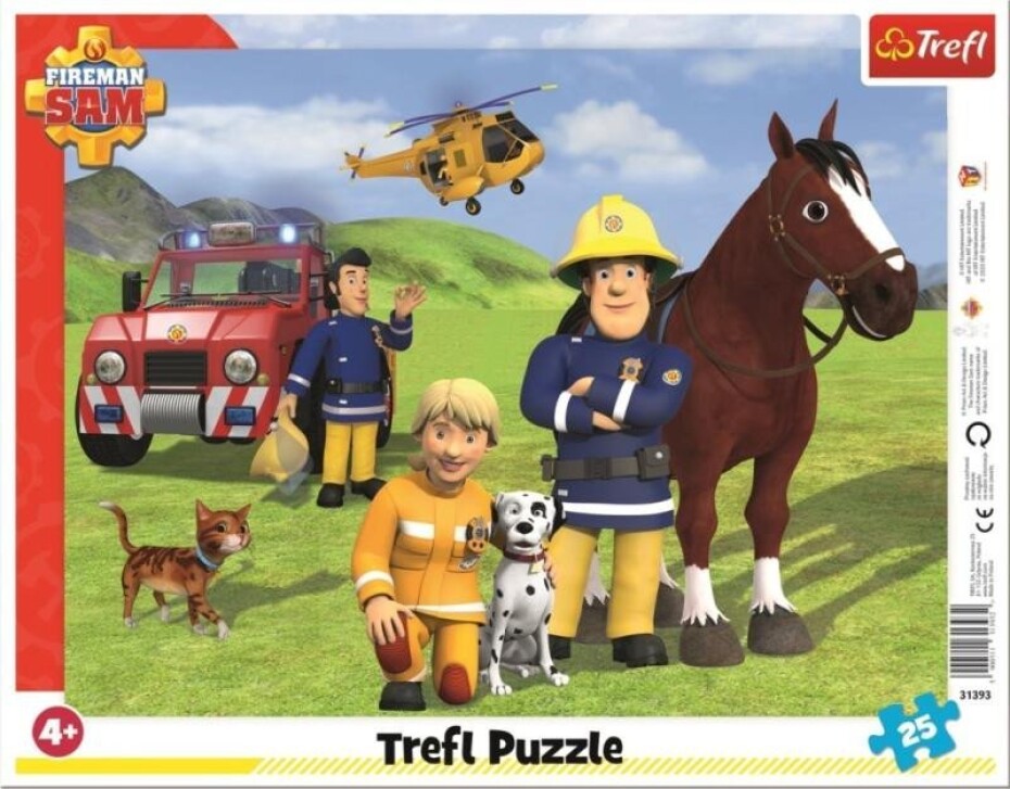 Trefl Puzzle Požárník Sam - Na hlídce 25 dílků - main (0)