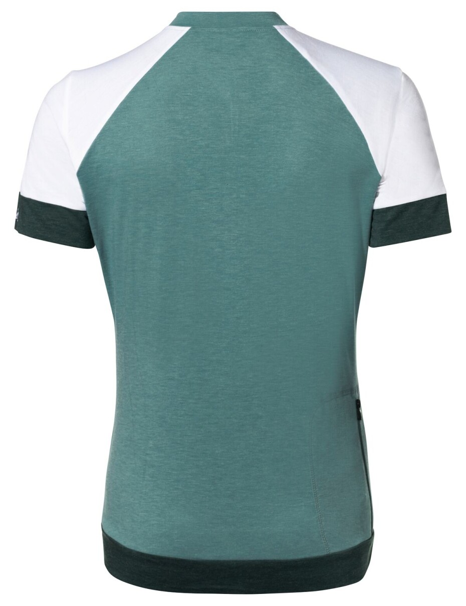 Dámský cyklistický dres VAUDE  Altissimo Q-Zip Shirt Dusty moss 38 - main (5)