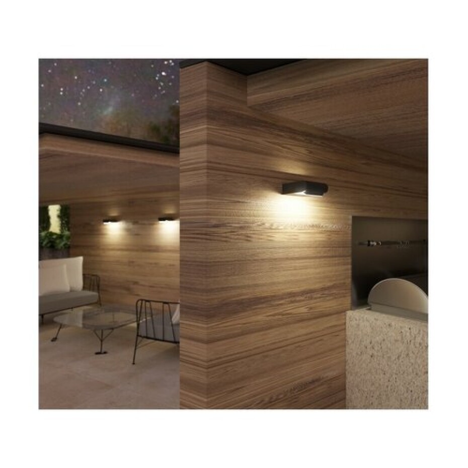 Panlux Venkovní nástěnné LED svítidlo Faro N antracit, IP54, 8 W - main (1)