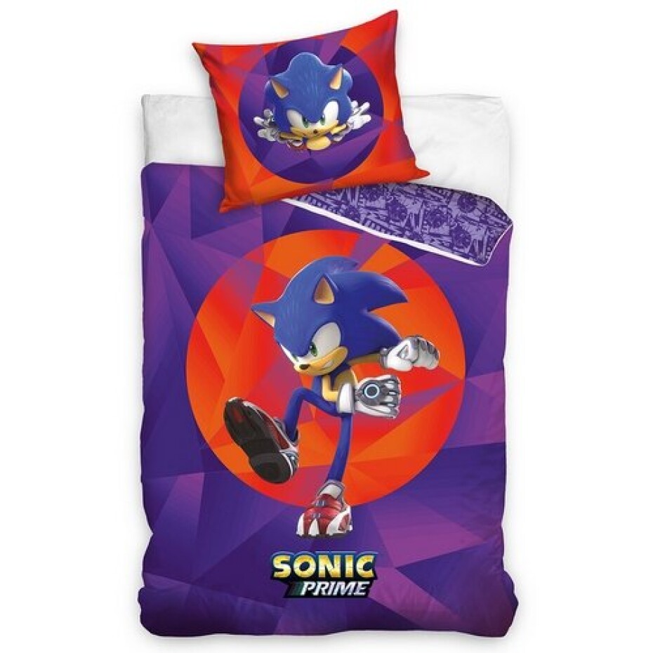 Carbotex Dětské povlečení Ježek Sonic Prime, 140 x 200 cm, 70 x 90 cm - main (0)