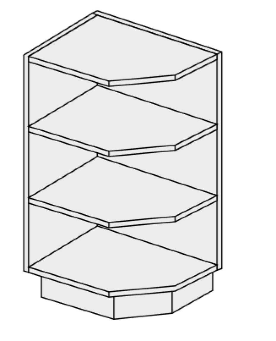 ArtExt Kuchyňská skříňka spodní, D6 / 30 Tivoli Barva korpusu: Grey - main (1)