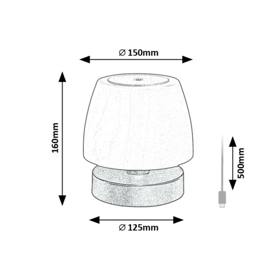 Rabalux 7040 venkovní stolní LED lampa Odera - main (5)