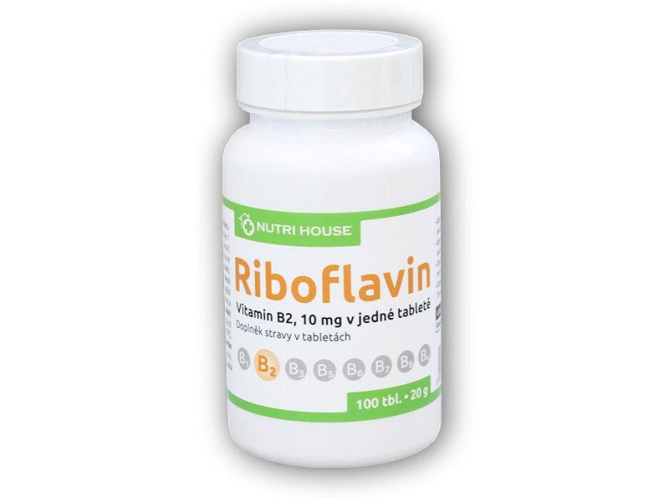 Nutri House Vitamín B2 Riboflavin 100 tablet - main (0)