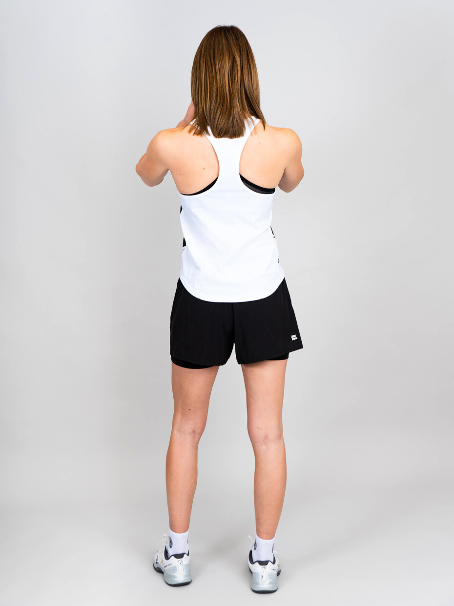 Dámské tílko BIDI BADU  Melbourne Chill Tank White/Black S - main (5)
