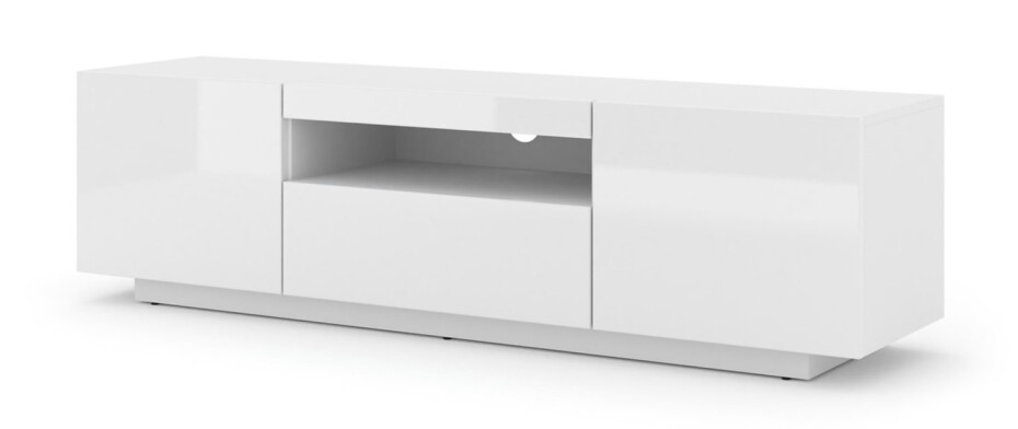 ARTBm TV stolek AURA 150 | bílý lesk - main (0)