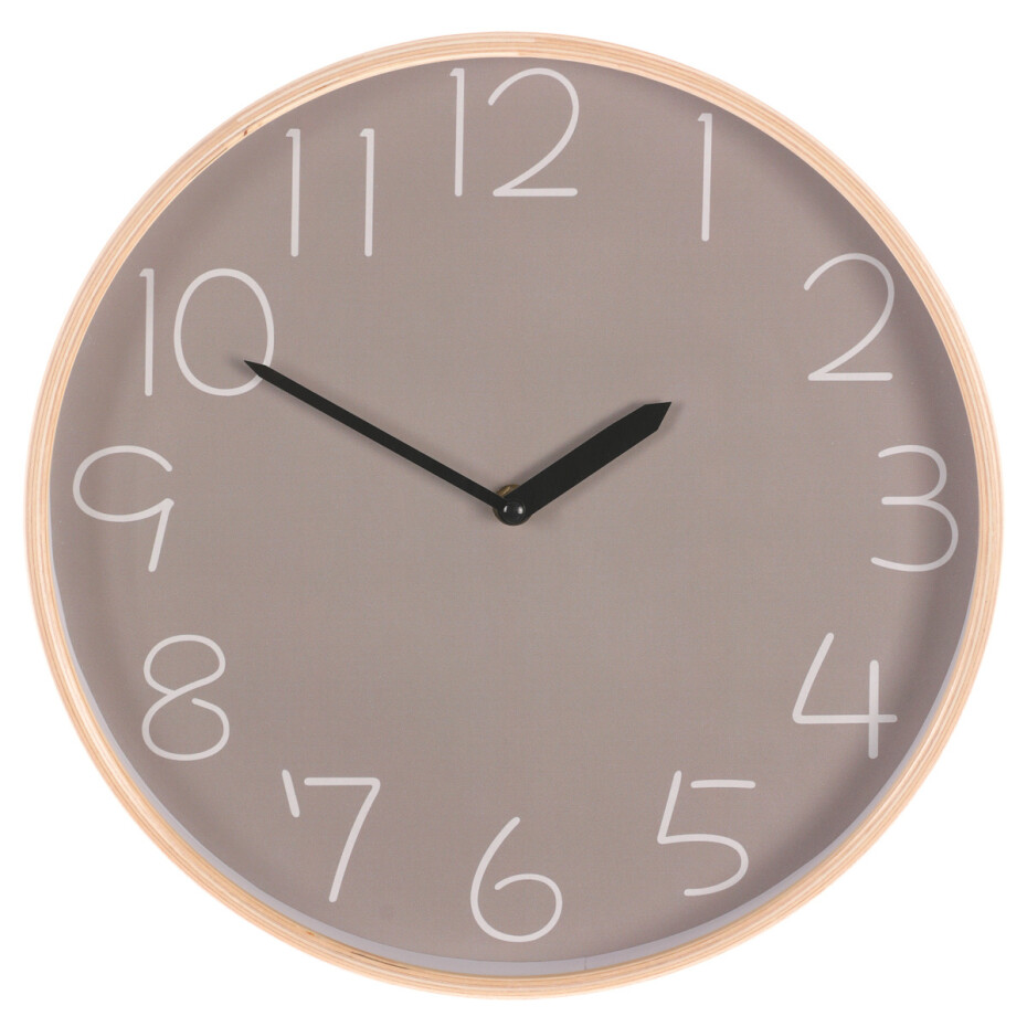 Nástěnné hodiny Simplex šedá, pr. 32 cm, MDF - main (0)