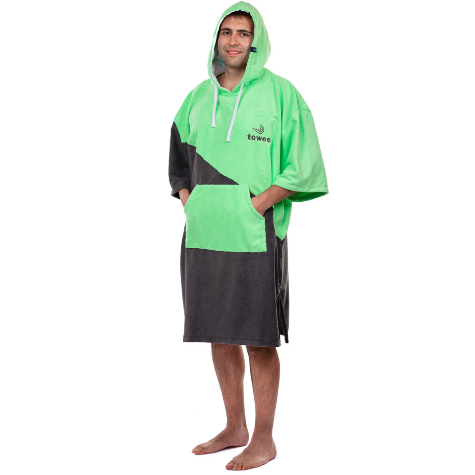 Towee Surf pončo Double zelená, 80 x 115 cm - main (1)