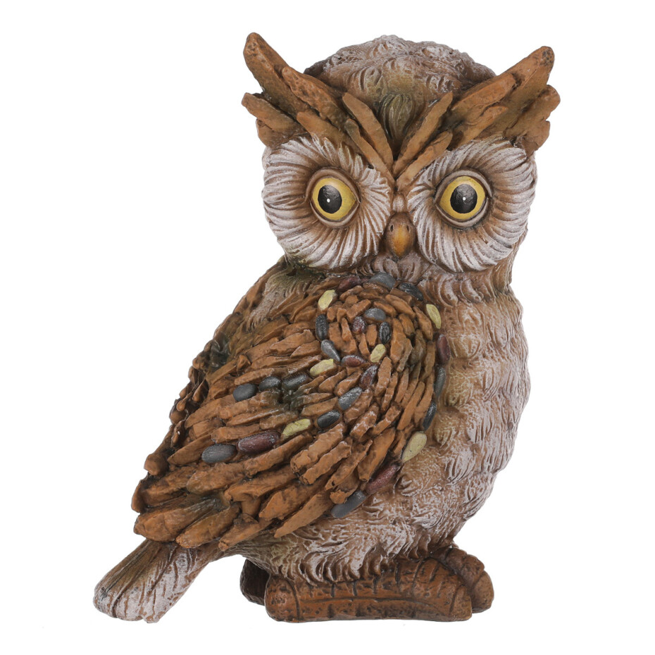 Zahradní dekorace Sova, 15 x 18 x 10 cm, polyresin - main (0)