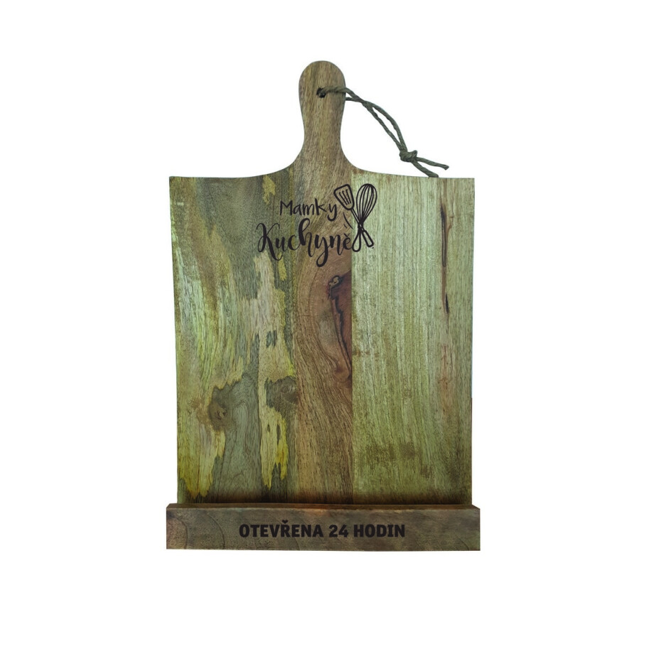 Bohemia Gifts Dřevěný stojan na kuchařku - Mamky kuchyně - main (0)