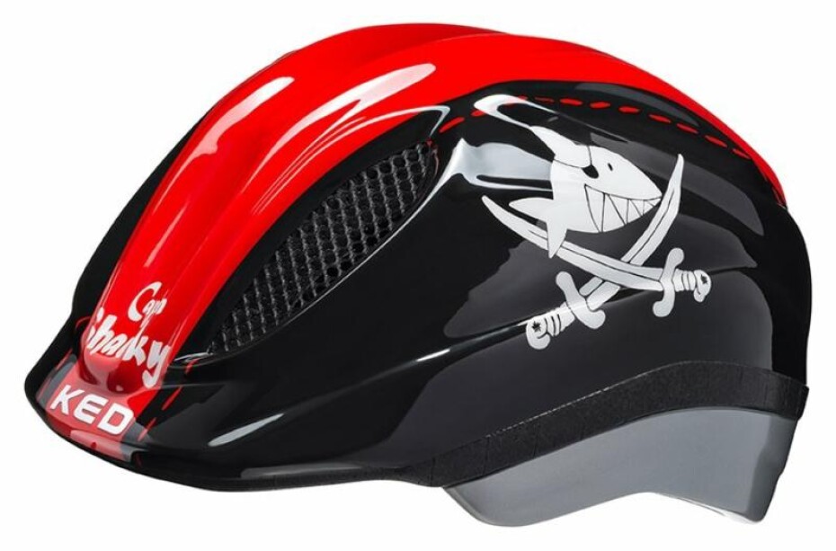 Ked Meggy II Originals Sharky red cyklistická přilba - main (0)