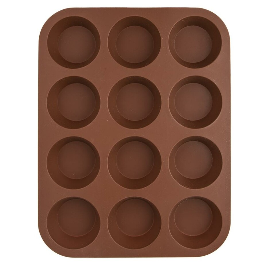 Orion Forma silikon MUFFINY 12 HNĚDÁ  - main (0)