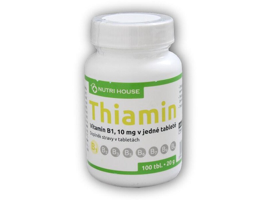 Nutri House Vitamin B1 Thiamin 100 tablet - main (0)