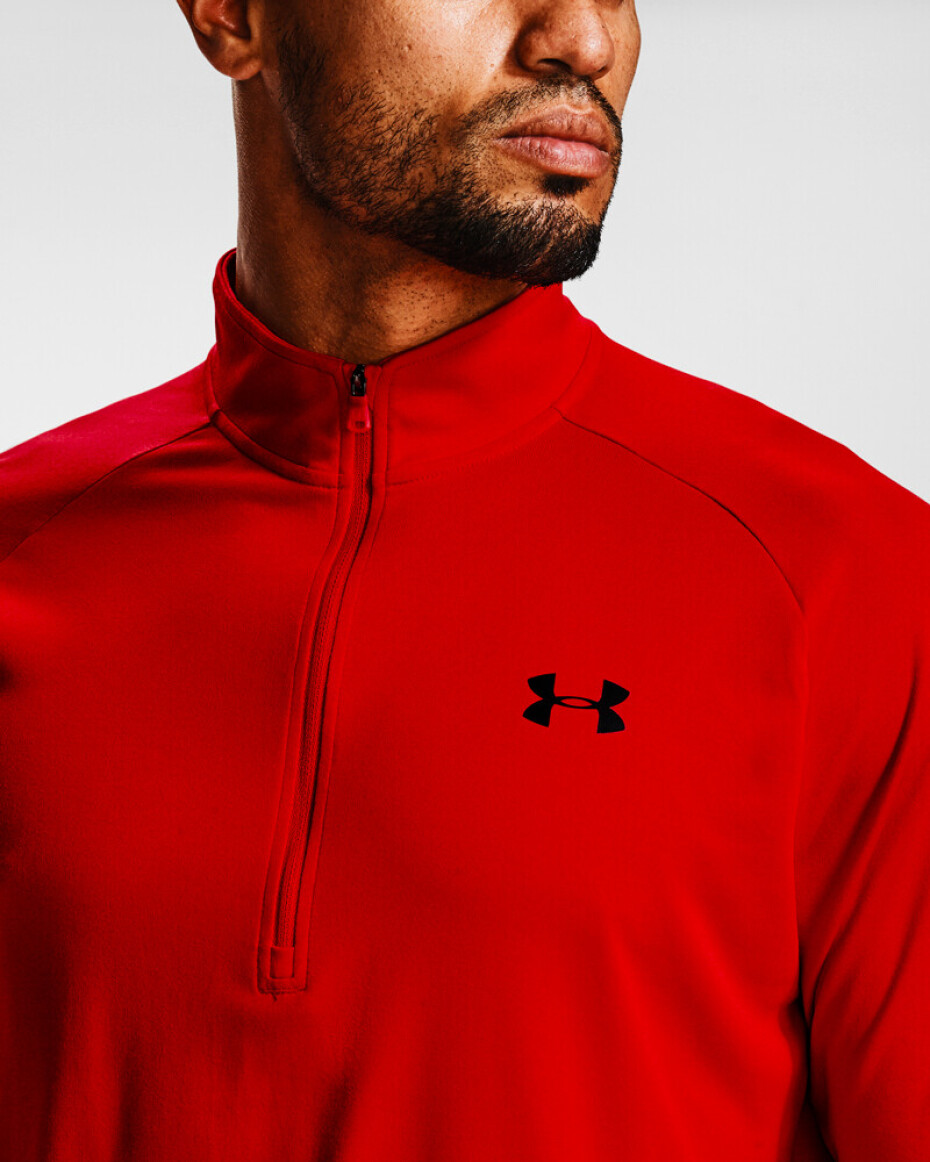 Pánské tričko Under Armour  Tech 2.0 1/2 Zip Dark Red L - main (3)