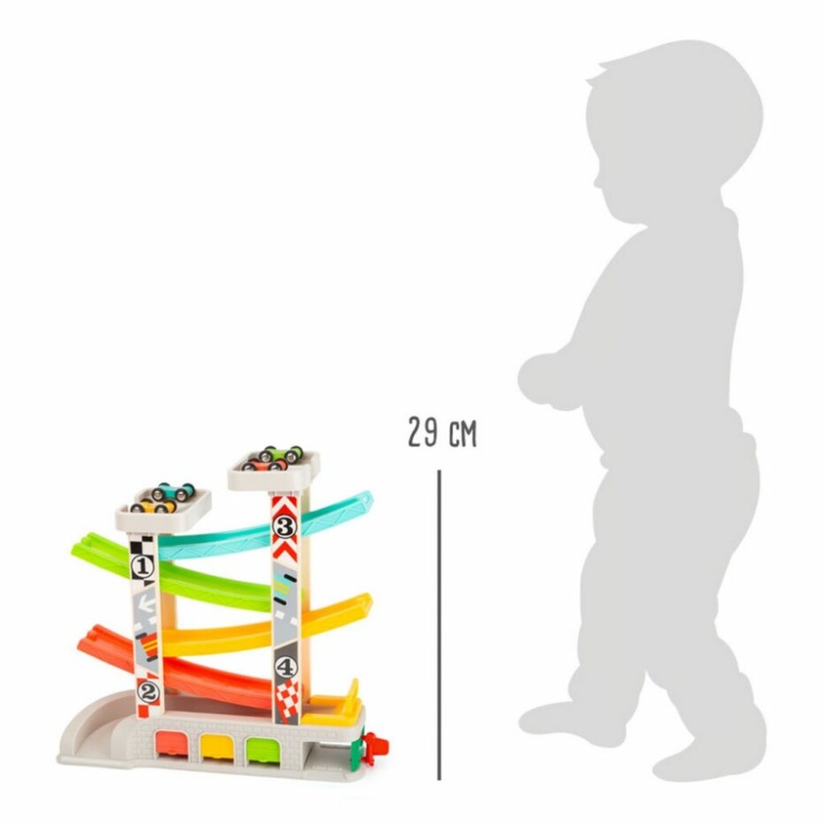 Small Foot Závodní dráha s parkovištěm a garážemi - main (4)