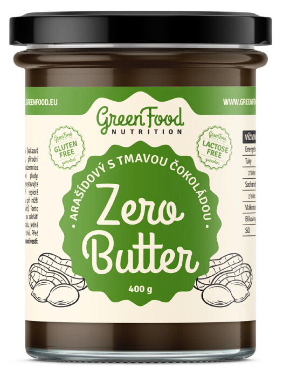 GreenFood  Zero Butter Peanut with dark chocolate 400 g - main (0)