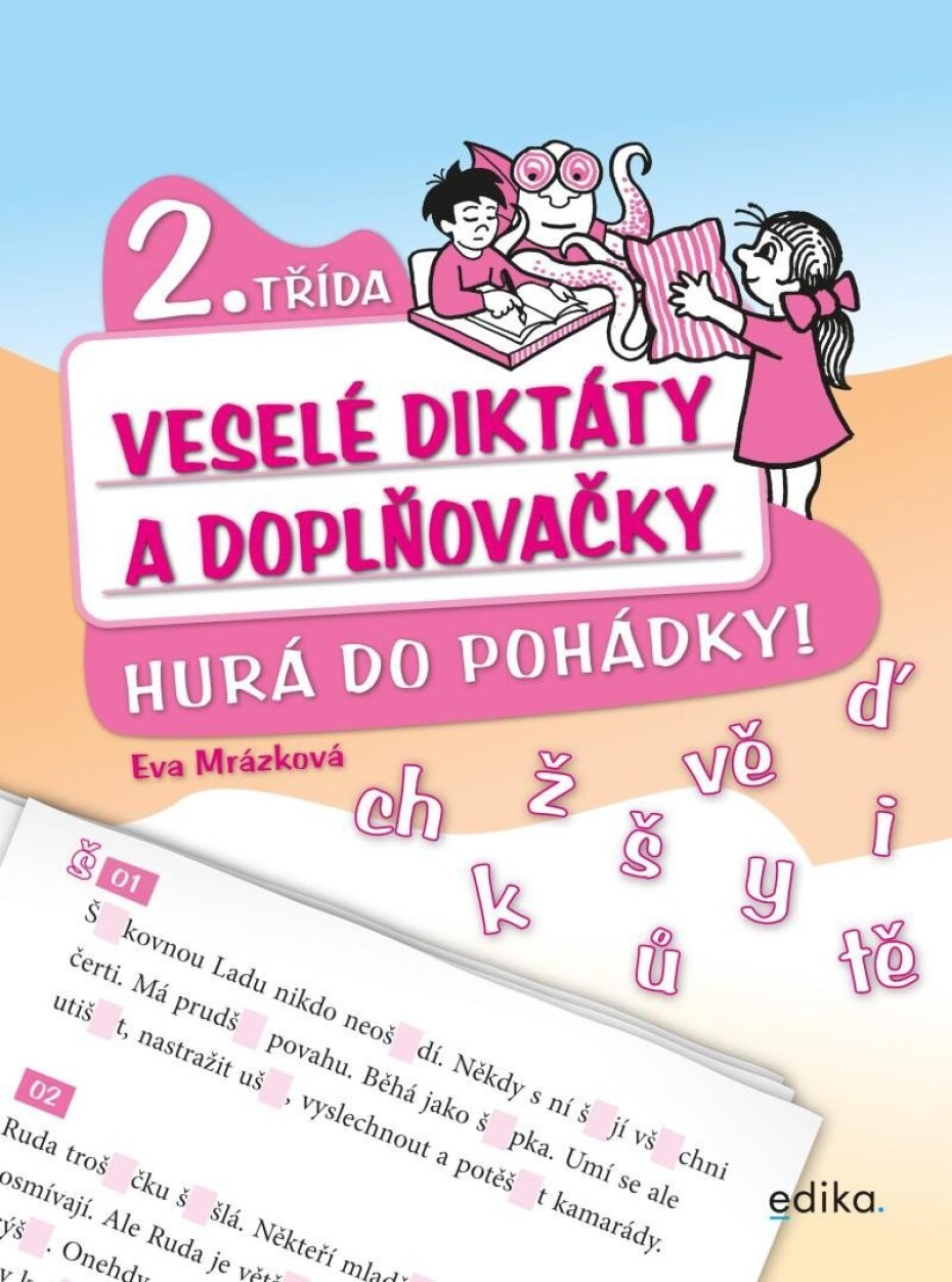 Veselé diktáty a doplňovačky - Hurá do pohádky (2. třída) - Eva Mrázková - main (0)
