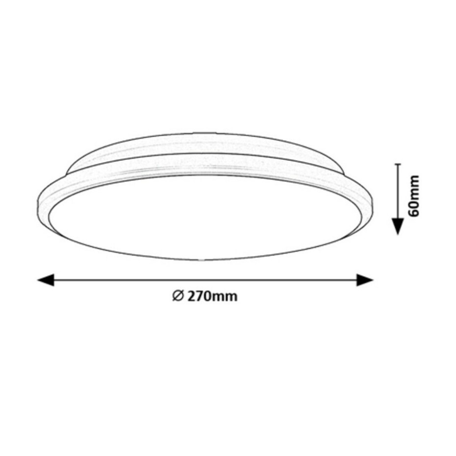Rabalux 71127 stropní LED svítidlo Engon, 18 W, stříbrná - main (4)