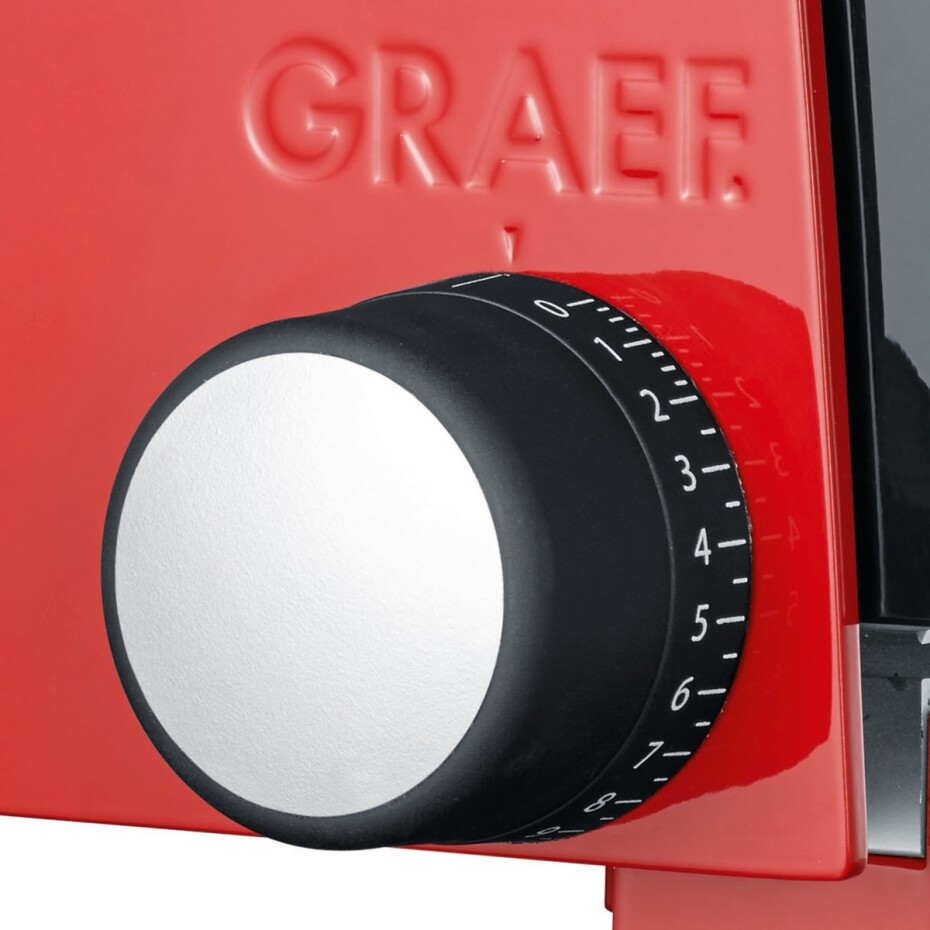 GRAEF SKS 10023 elektrický kráječ se 2 kotouči, červená - main (5)