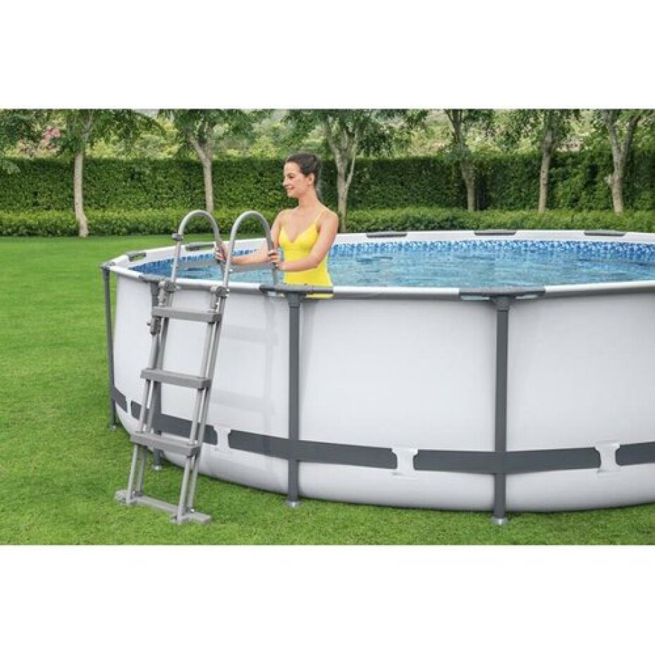 Bestway Nadzemní bazén Steel Pro MAX s filtrací, schůdky a plachtou, pr. 457 cm, v. 107 cm - main (3)