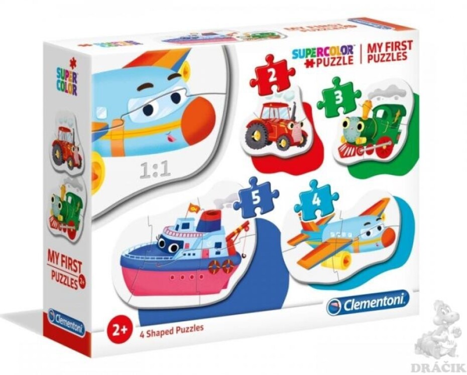 Puzzle Dopravní prostředky 4v1 (2,3,4,5 dílků) - main (0)