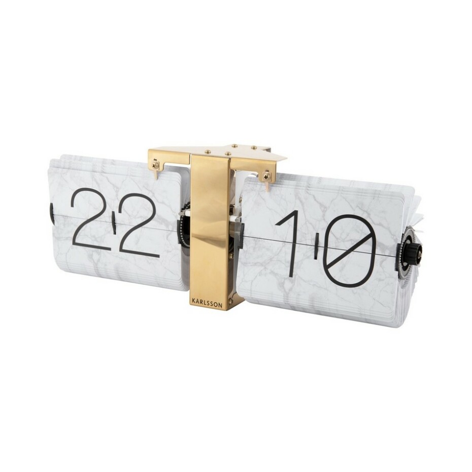 Karlsson KA5956WH designové překlápěcí hodiny 36 cm - main (2)