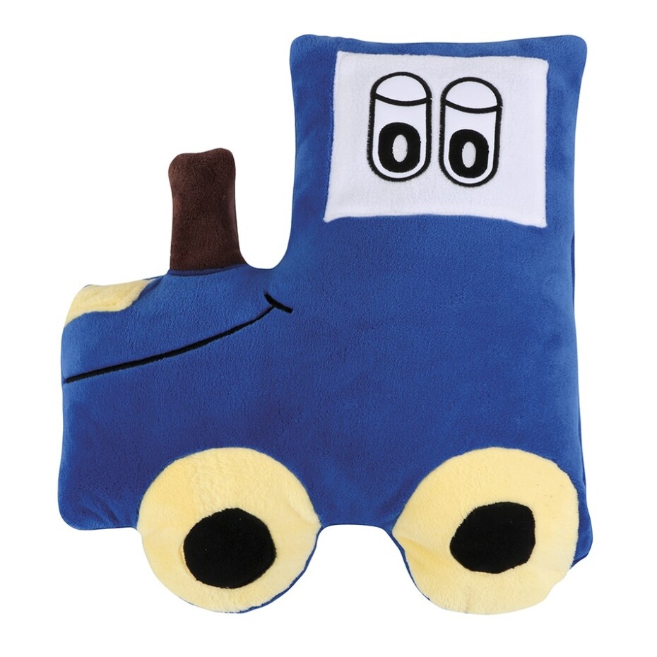 Bellatex Tvarovaný polštářek Traktor modrá, 45 x 30 cm - main (0)