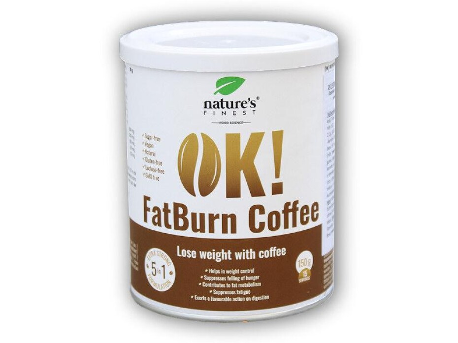 Natures Finest OK! Fat Burn Coffee 150g - main (0)