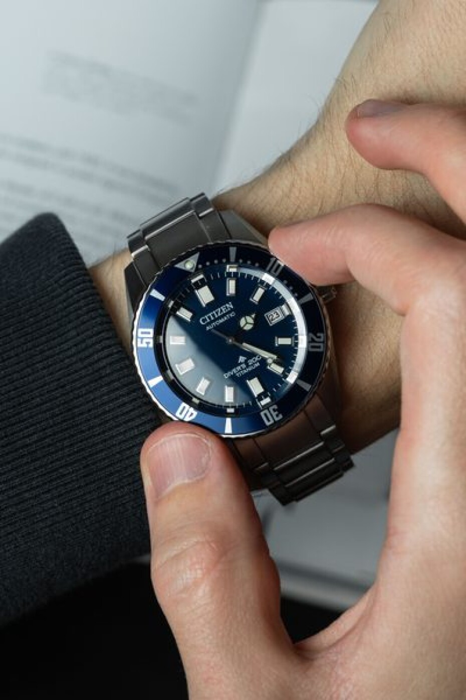 Citizen Fujitsubo Promaster Marine Automatic Diver's Super Titanium NB6021-68L - main (1)
