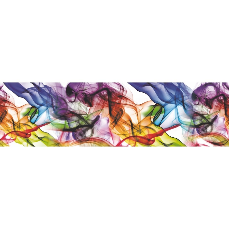 AG Art Samolepicí bordura Barevný kouř, 500 x 14 cm  - main (0)