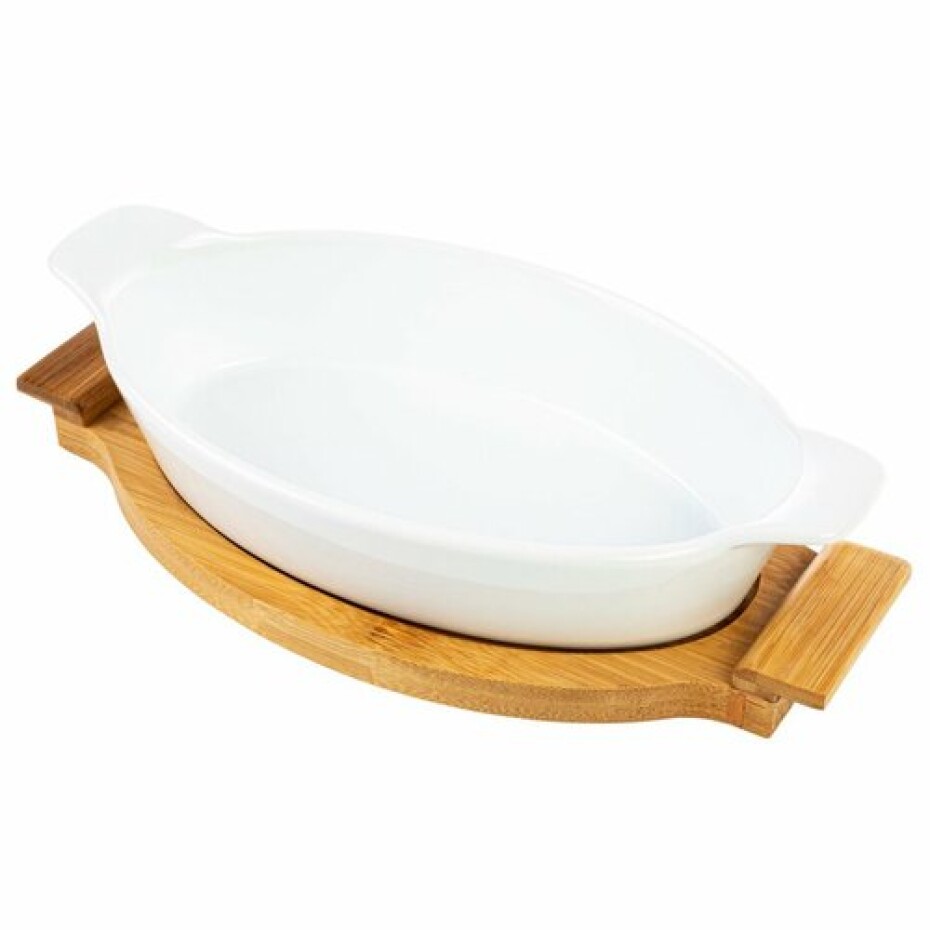 Florina Keramická zapékací mísa na podnose Modeno, 28,5 x 15 cm - main (0)