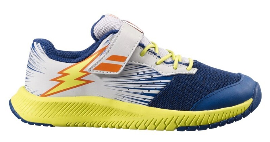 Juniorská tenisová obuv Babolat Pulsion All Court Kid Dark Blue/Yellow  EUR 28 - main (0)