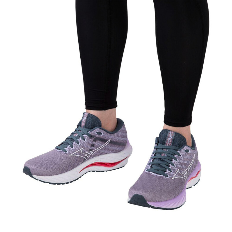 Dámská běžecká obuv Mizuno  Wave Inspire 19 Wisteria/White/Sun Kissed Coral  UK 5,5 - main (8)