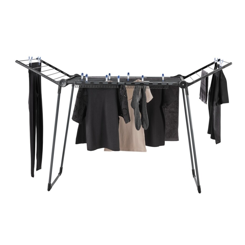 Leifheit Sušák na prádlo PEGASUS 150 Solid Slim Black - main (2)