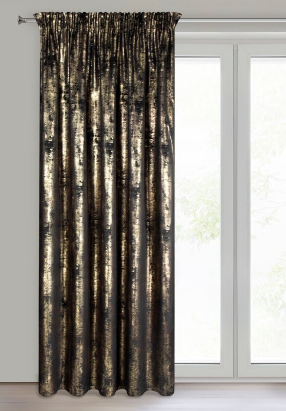 ArtFir Závěs RENIA P | černá 140 x 270 cm - main (1)