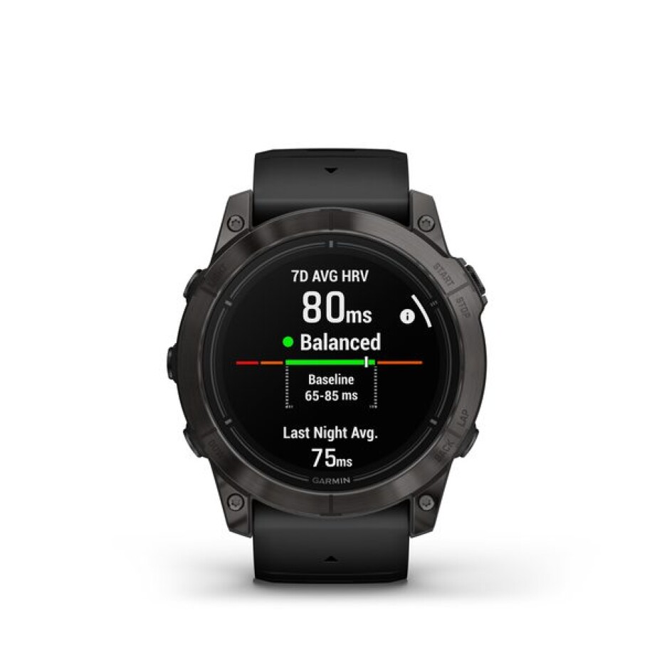 Garmin Epix™ Pro 51mm (Gen 2) Sapphire Edition Carbon Gray DLC Titanium / Black Band - 010-02804-01 - main (2)