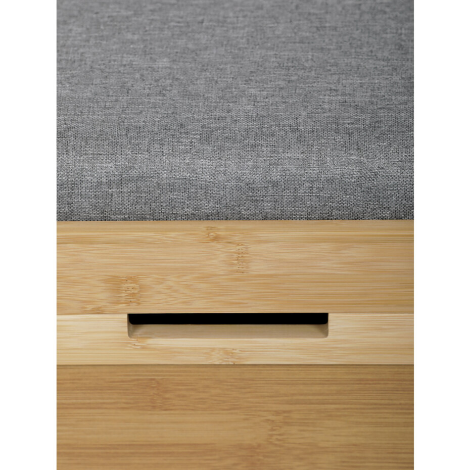 Autronic DR-N1014 GREY2 Botník s taburetem, 60 x 51 x 29 cm - main (1)