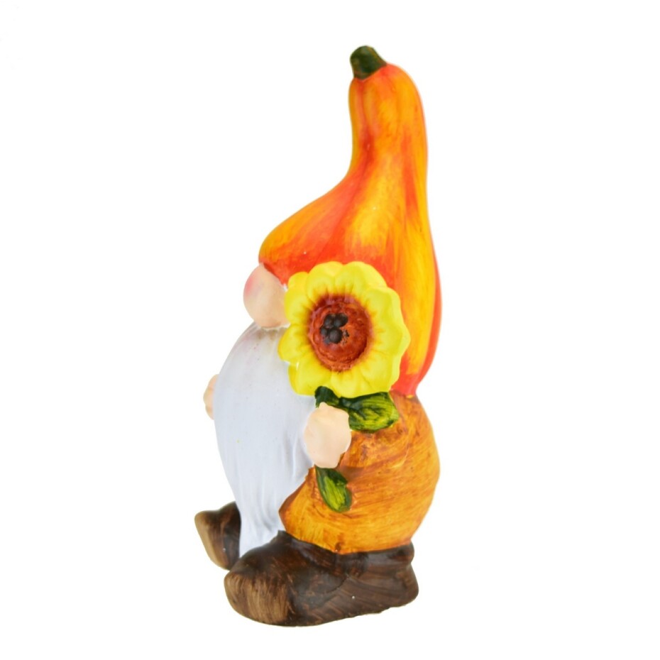 Keramický Skřítek se slunečnicí, 7,5 x 17 x 7,5 cm - main (1)